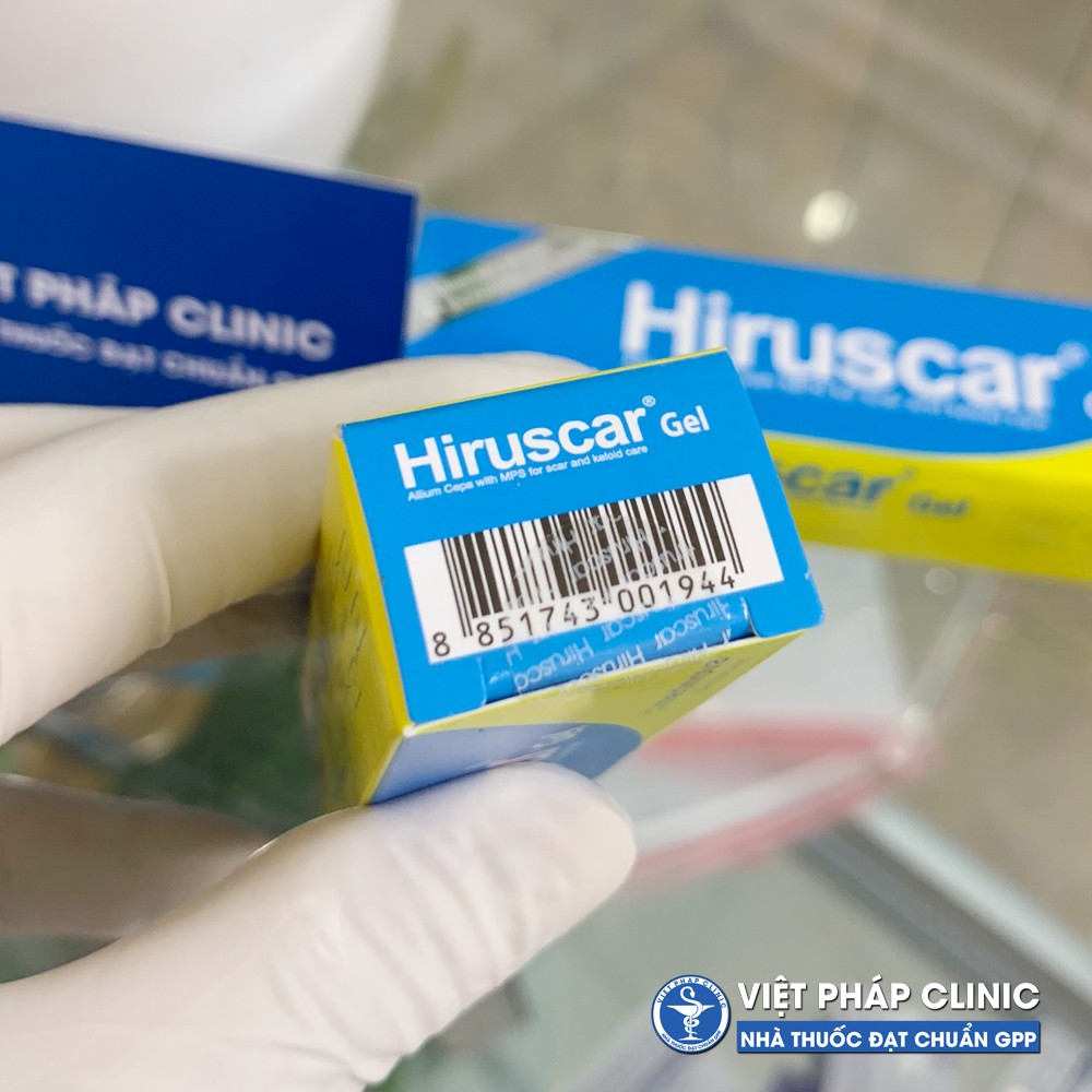Gel cải thiện sẹo vừa, sẹo lõm, sẹo thâm Hiruscar
