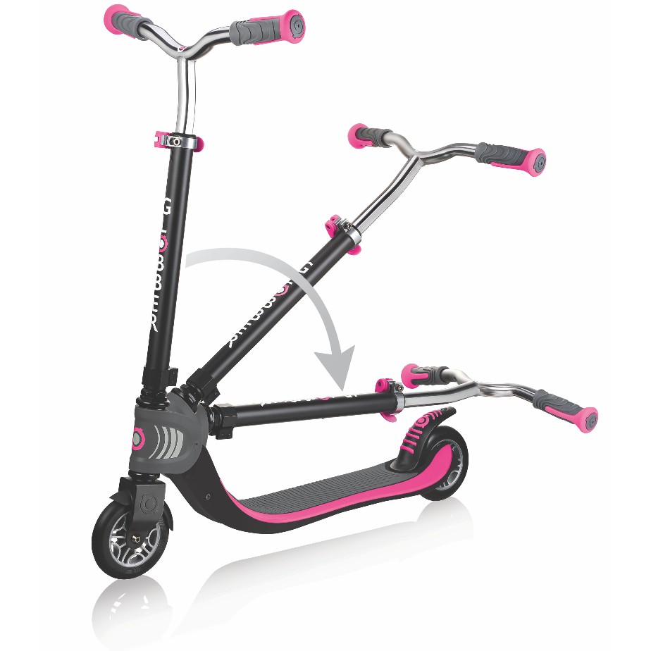 [Mã LT150 giảm 150k đơn 699k] Xe trượt scooter Globber Flow Foldable 125 - Đen/Hồng