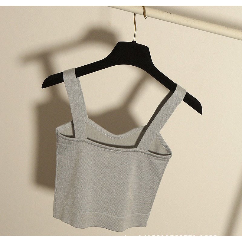 [Mã FAMAYWA giảm 10K đơn 50K] Áo hai dây lửng màu trơn điệu đà và quyến rũ cho nữ | BigBuy360 - bigbuy360.vn