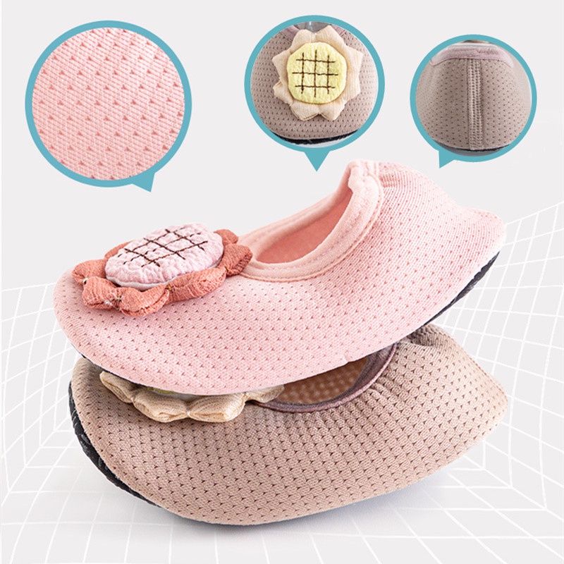 Giày Công Chúa Đính Hoa Thời Trang Cho Bé Gái Tập Đi giày bé gái giày cho bé gái giày búp bê bé gái