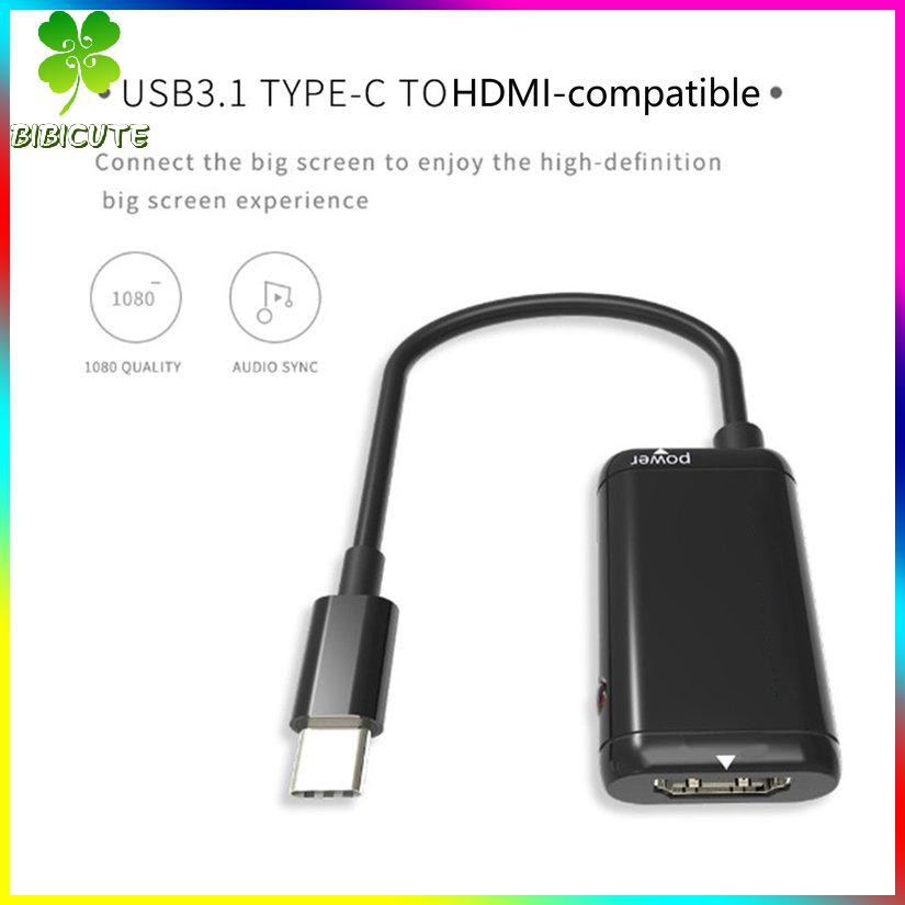 Cáp Chuyển Đổi 311 Usb-c Type C Sang Hdmi-compatible Usb 3.1 Tv Cho Mhl Android