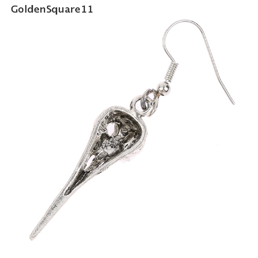 [Goldsquare11] Bông Tai Hình Đầu Lâu Chim Phong Cách Gothic Quà Tặng Phong Cách Punk