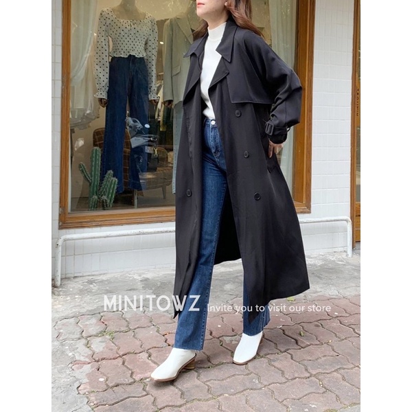 Khoác dáng dài một lớp