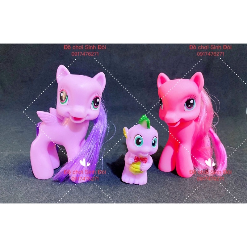 mô hình ngựa pony - combo 5 con