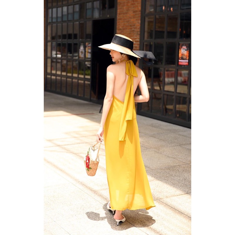 váy maxi hở lưng backless dress | BigBuy360 - bigbuy360.vn