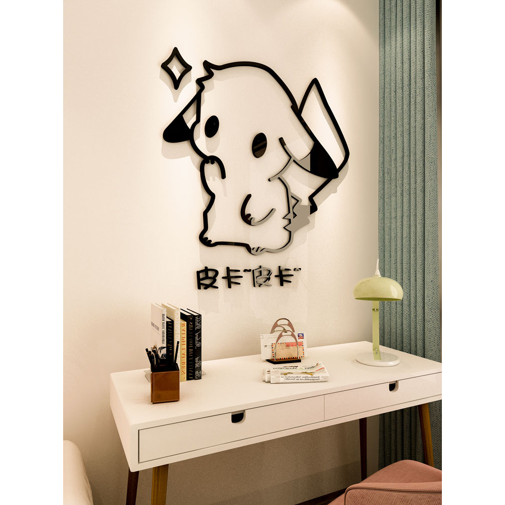 Tranh dán tường mica 3d decor Dán Cửa hoạt hình trang trí dễ thương trang trí mầm non, phòng cho bé Nhiều Size - EPeBen