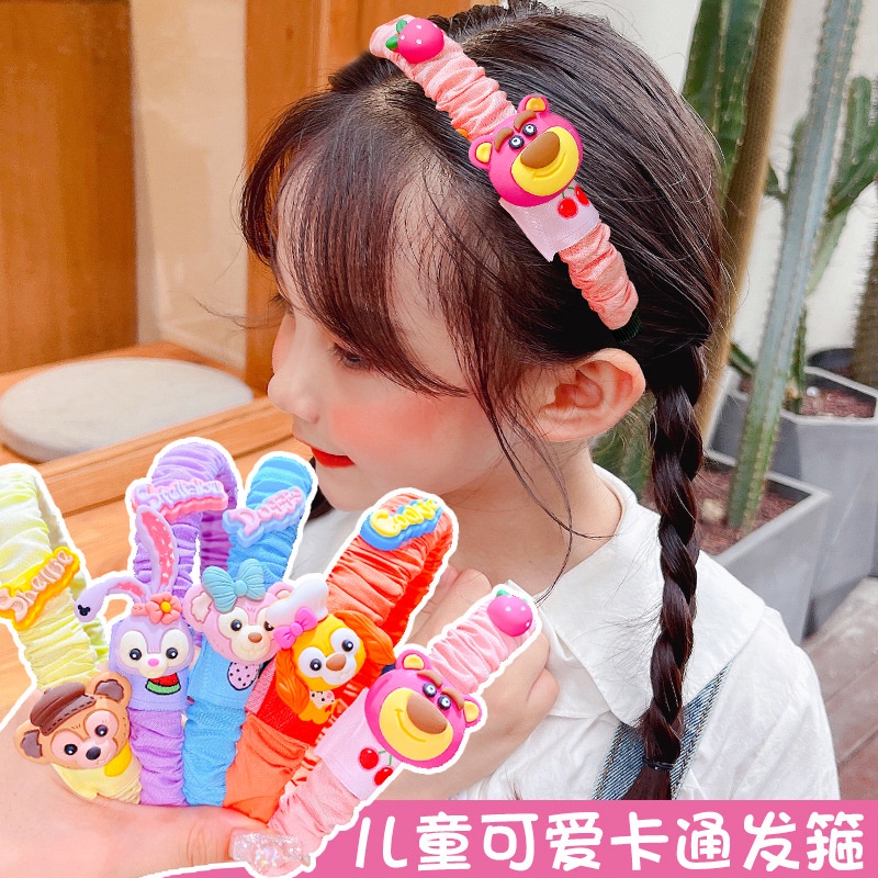 Cài Tóc Họa Tiết Hoạt Hình Dễ Thương Không Làm Đau Cho Bé Gái