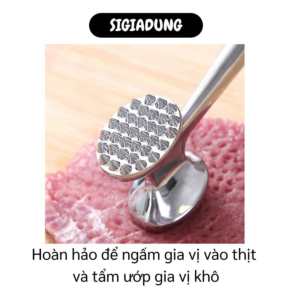 GIÁ SỈ Búa dần làm mềm thịt 22x5cm rút ngắn thời gian chế biến, chất liệu hợp kim nhôm bền và an toàn 8961