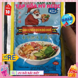Combo 5 gói Gia vị nấu bún bò huế Nam ấn gói 25g