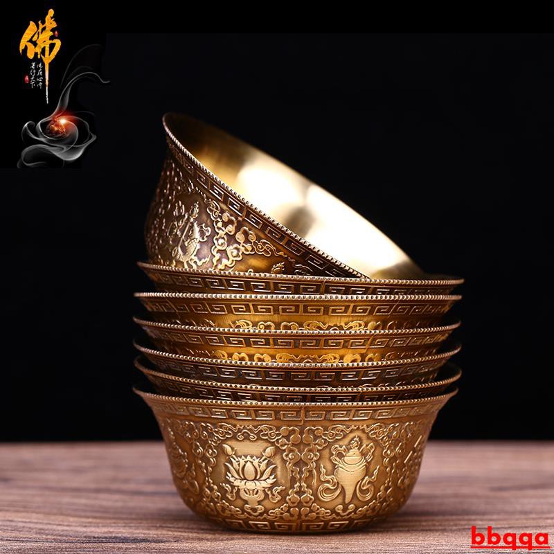 (hàng Có Sẵn) Nhẫn Đồng Mạ Vàng Khắc Hoa Văn Phật Giáo Tây Tạng