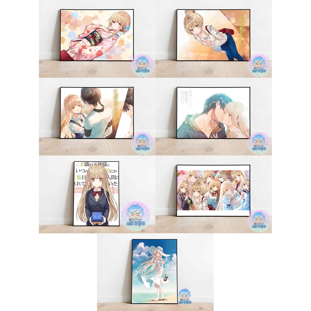 Tranh poster A3 (9) Thiên sứ nhà bên chất liệu giấy cao cấp - 2D Tộc Shop