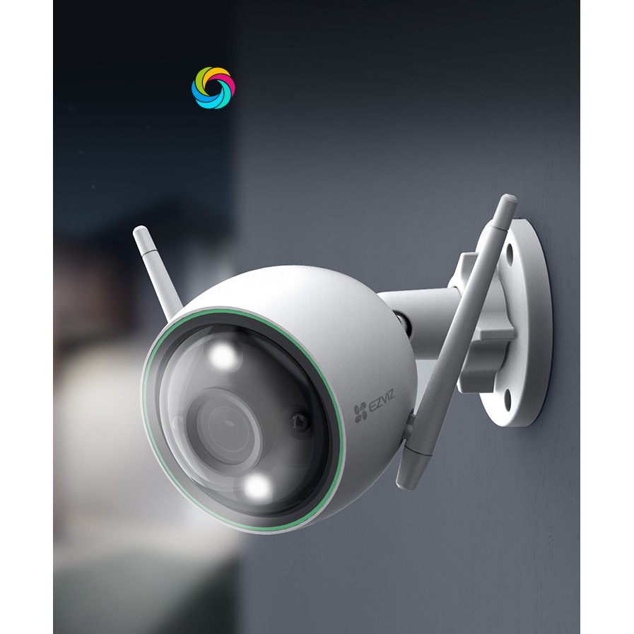 Camera Wifi EZVIZ Ngoài Trời C3N (CS-CV310) 2.0MP 1080p có màu ban đêm, tích hợp tính năng AI