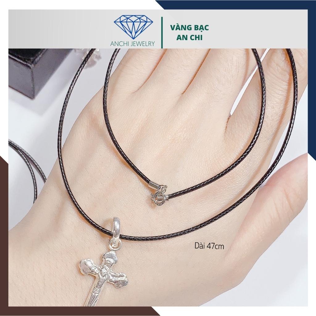 Vòng cổ dây da đeo mặt dây chuyền / mặt phật, Anchi jewelry