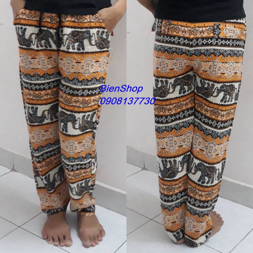 Quần lanh ống suông bigsize