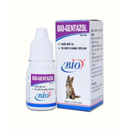 Bio Gentazol vệ sinh tai chó mèo