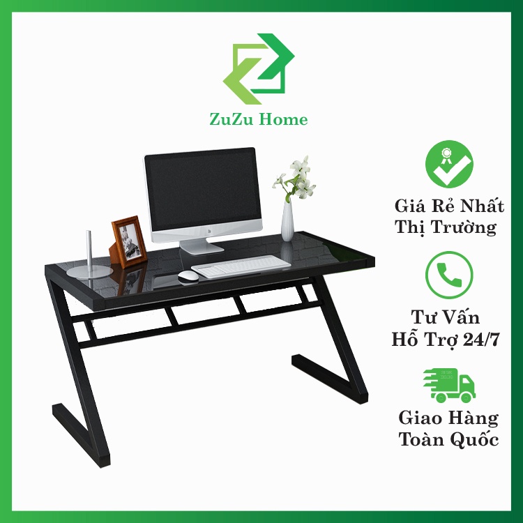 Bàn làm việc, bàn gaming ZuZu Home chân chữ Z kích thước 100x50cm, cao 75cm giá tại xưởng