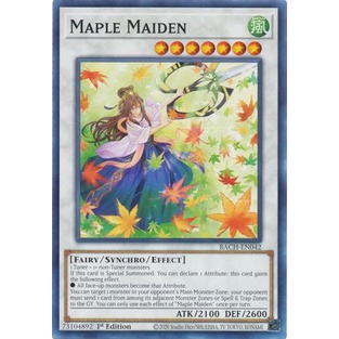 Thẻ bài Yugioh - TCG - Maple Maiden / BACH-EN042'