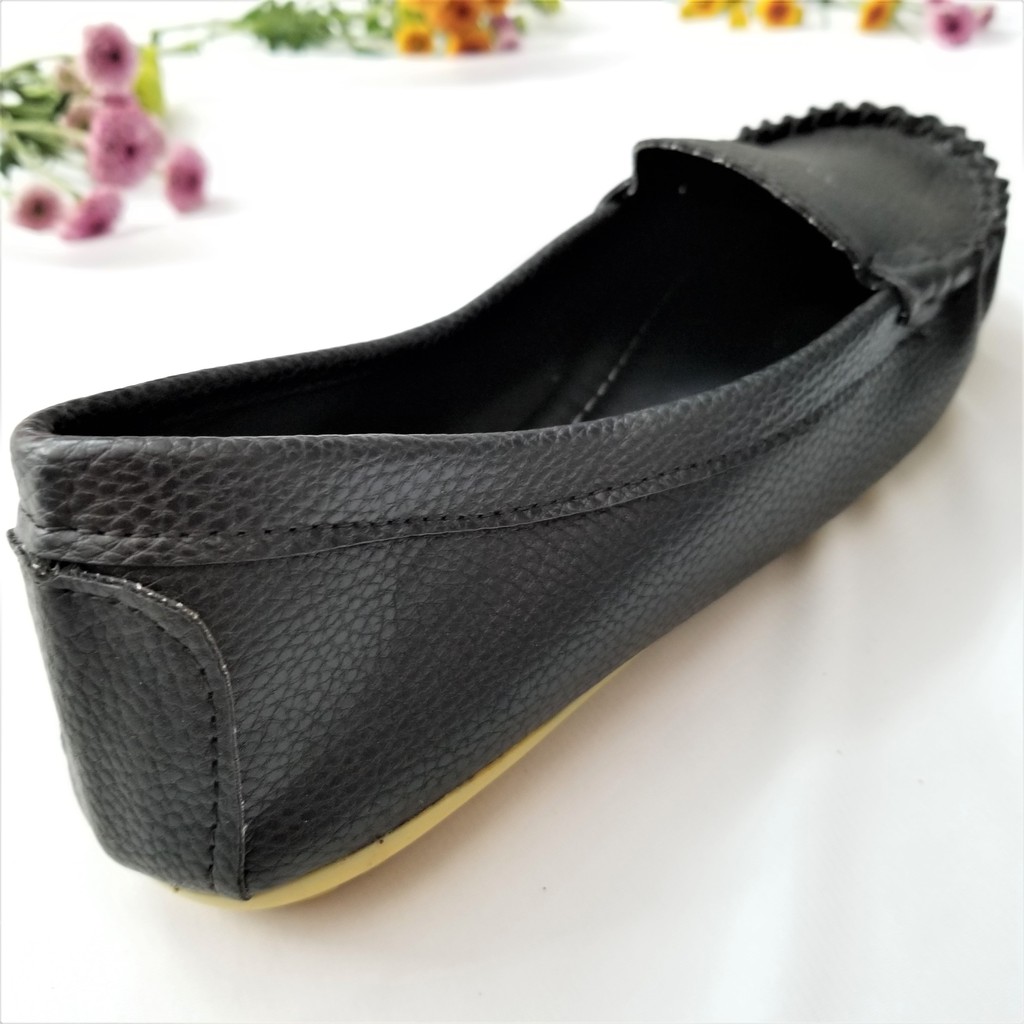 [SALE XẢ HÀNG] Giày mọi trơn da mềm vintage siêu êm SALE | BigBuy360 - bigbuy360.vn