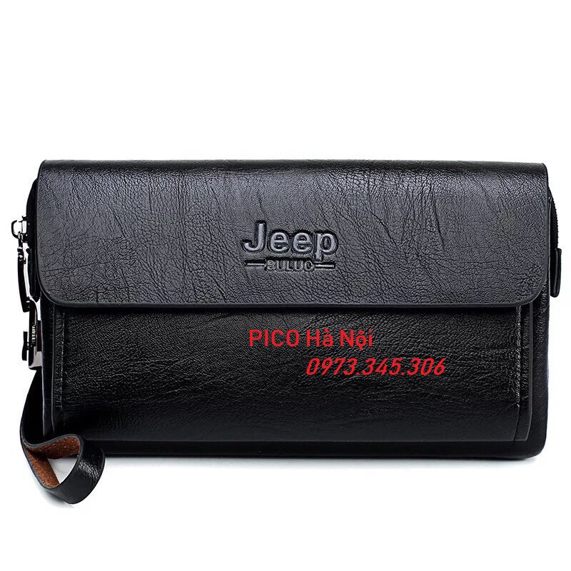 Ví cầm tay cắp nách thời trang NAM NỮ đẳng cấp JEEP BLUO KHÓA SỐ BẢO MẬT AN TOÀN - ĐIỆN MÁY PICO