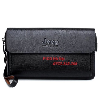 Ví cầm tay cắp nách thời trang NAM NỮ đẳng cấp  JEEP BLUO KHÓA SỐ BẢO MẬT AN TOÀN - ĐIỆN MÁY PICO