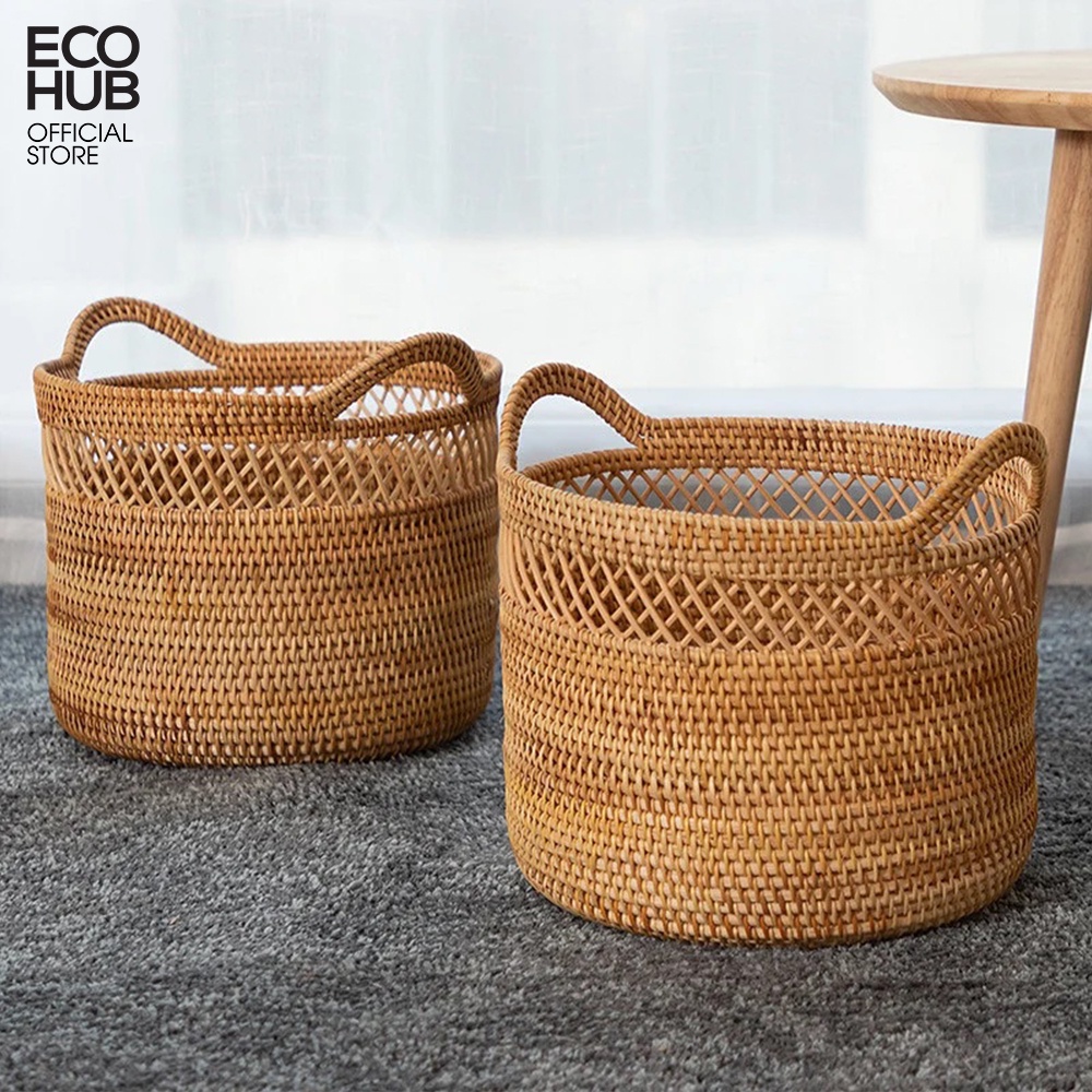 Giỏ Mây Đựng Đồ ECOHUB EH0275 (Rattan Basket)