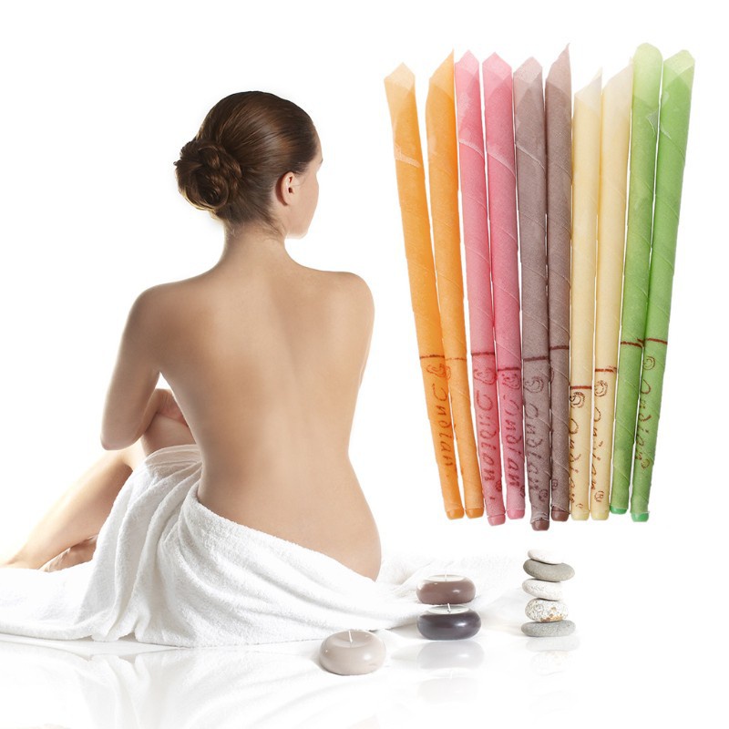 10 Cây nến xông tai bằng sáp ong