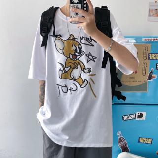 Áo Thun Nam Ngắn Tay Cổ Tròn Thời Trang Hàn
