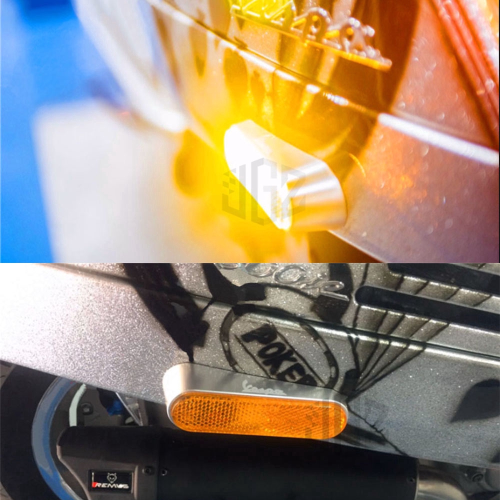 Đèn xi nhan chống thấm nước thay thế cho xe máy Vespa Grs300 Stermavera150 tiện dụng