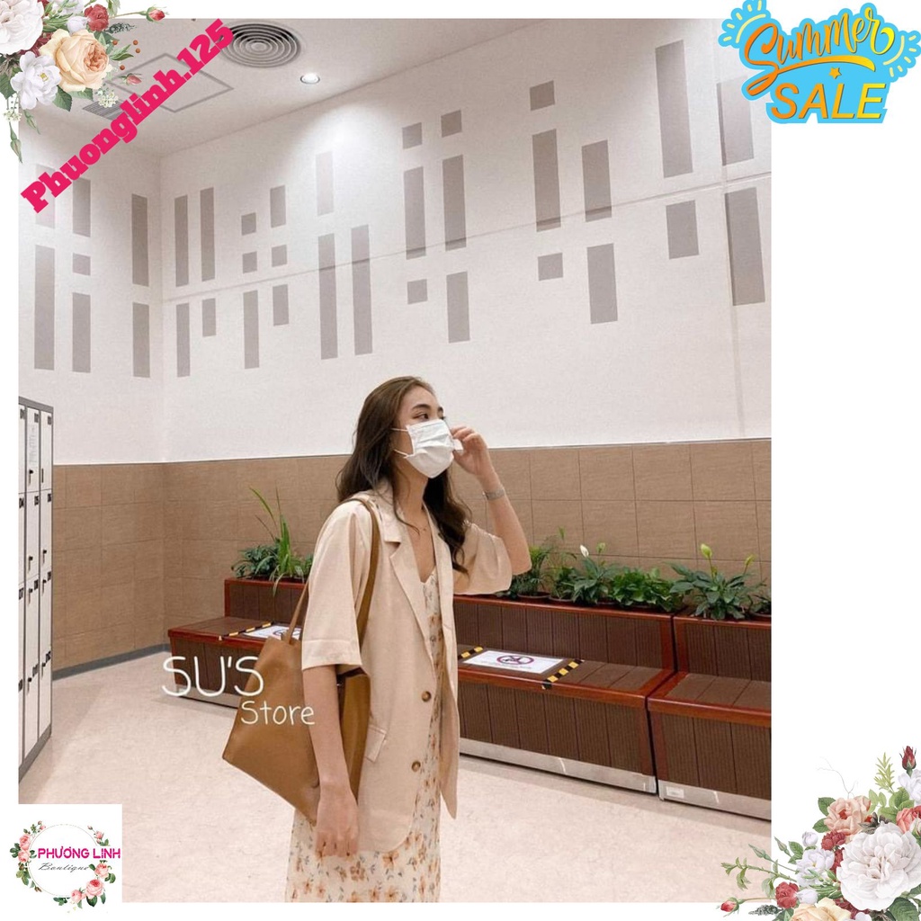 ÁO BLAZER CỔ VEST TÚI GU 3M