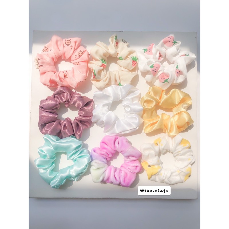 Dây Buộc Tóc Scrunchies Minisize Các Loại