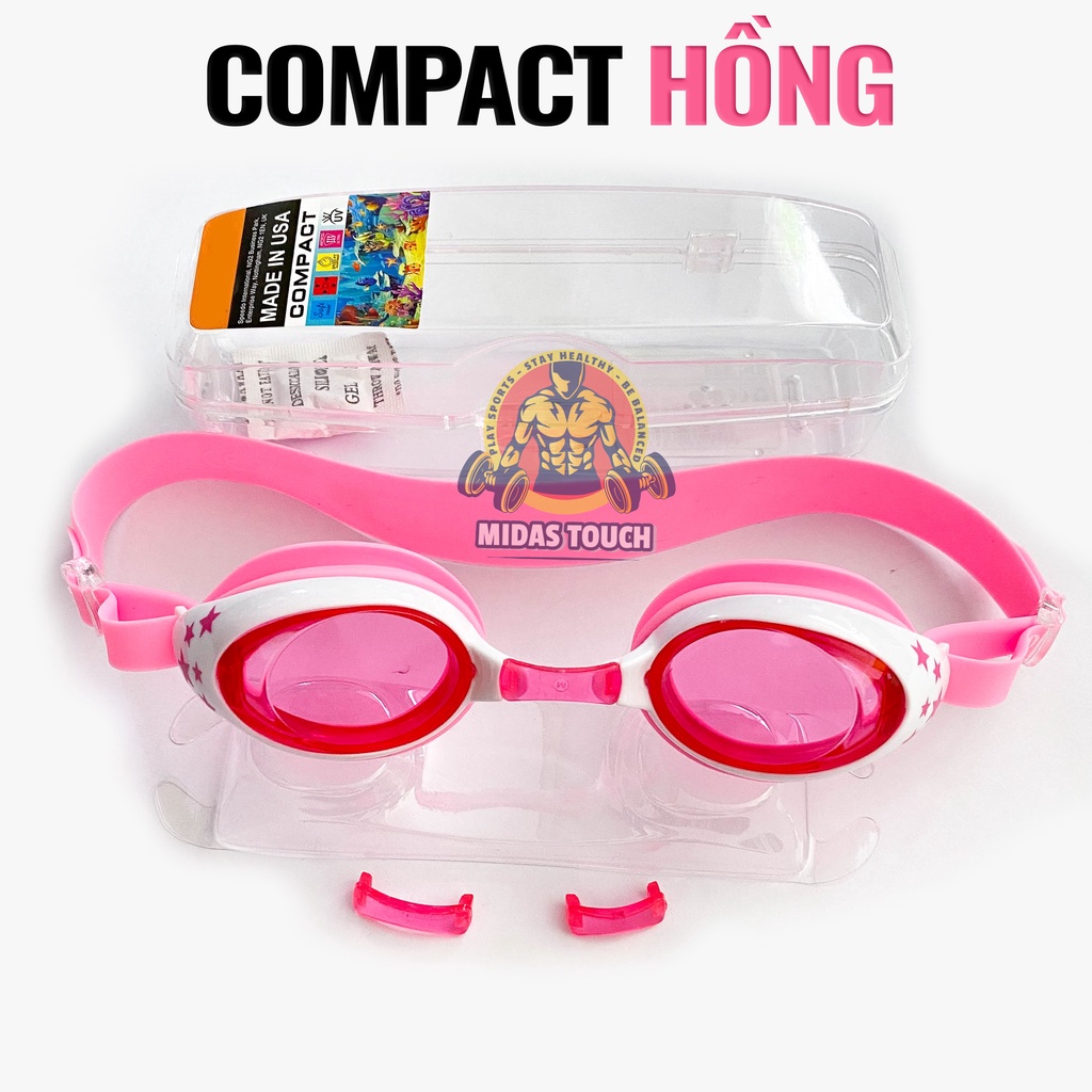 Kính Bơi Trẻ Em SPEEDOO-COMPACT 302 Dành Cho Bé Dưới 10 Tuổi - Thiếu Kế Đáng Yêu Nhiều Màu Sắc