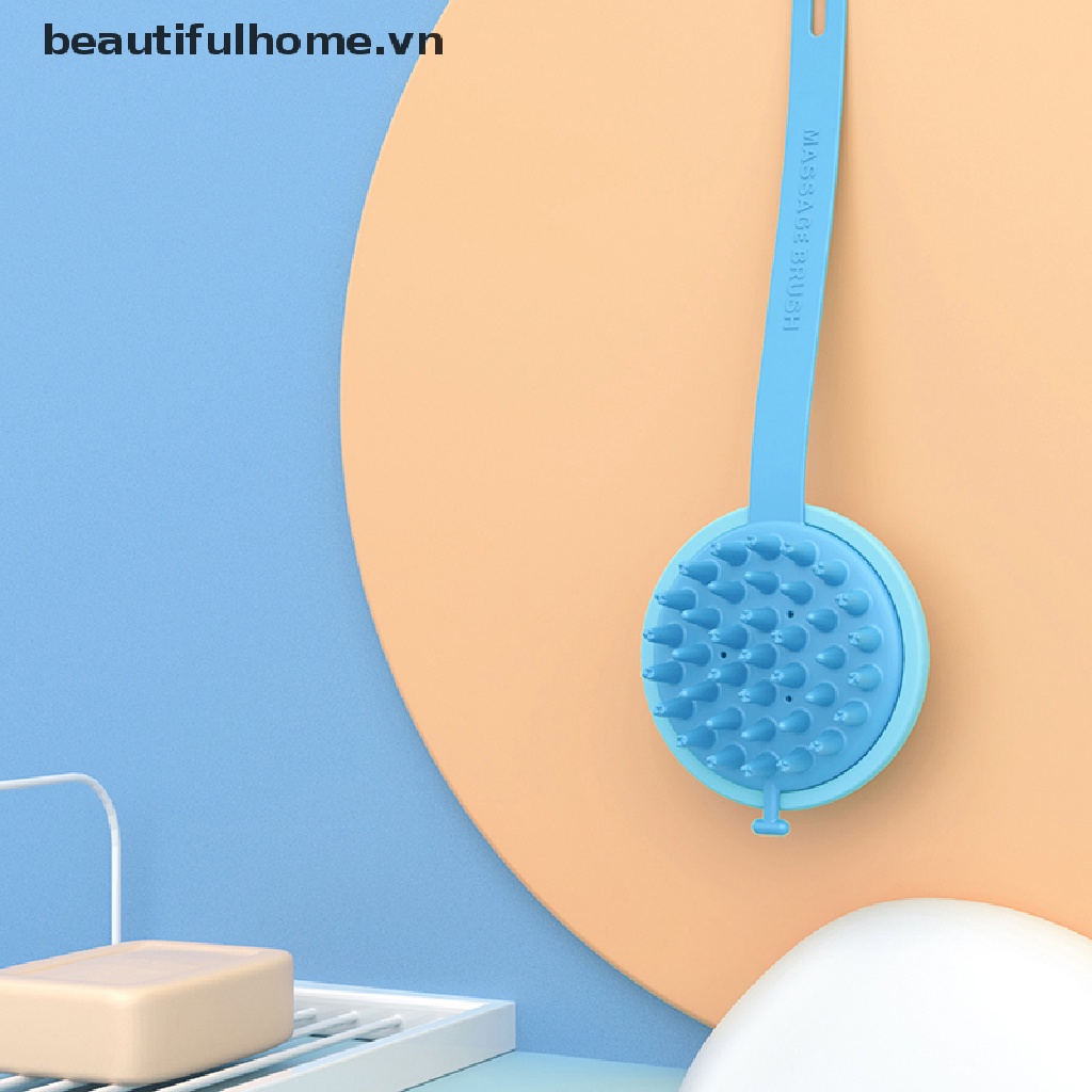 Dụng Cụ Mát Xa Da Đầu Bằng Silicone Tiện Lợi