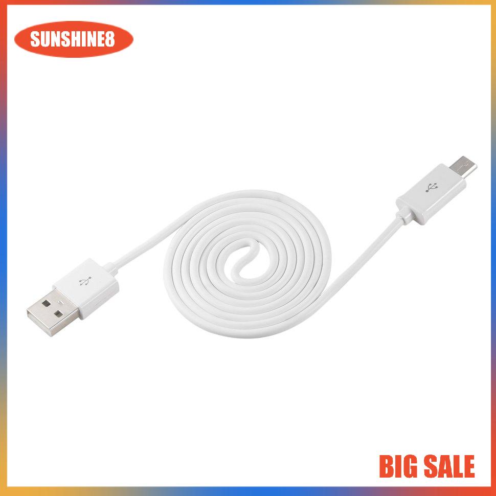 【SUN】1m 3ft Round V8 USB to Micro USB Good Quality Charge Data Cable for Samsung