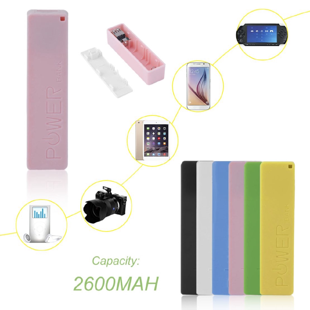 Hộp đựng pin sạc dự phòng 2600mah 18650