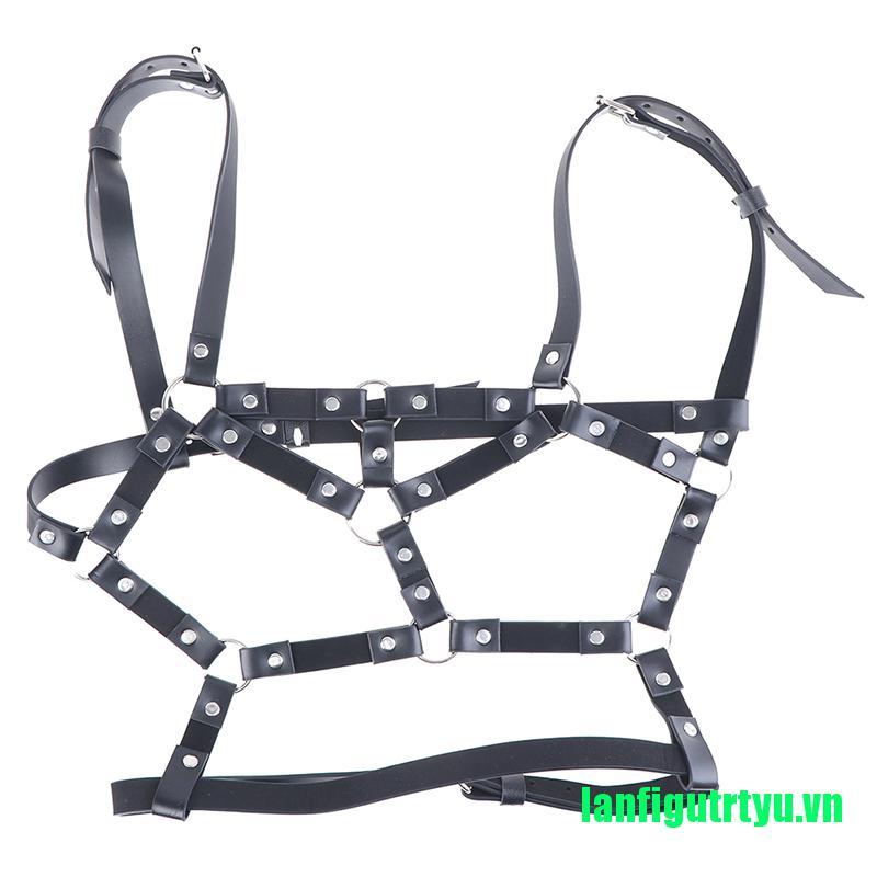 <trtyu>Garter Belt Lingerie Body Buttocks Bondage Leather Leg Harness Belts Suspenders