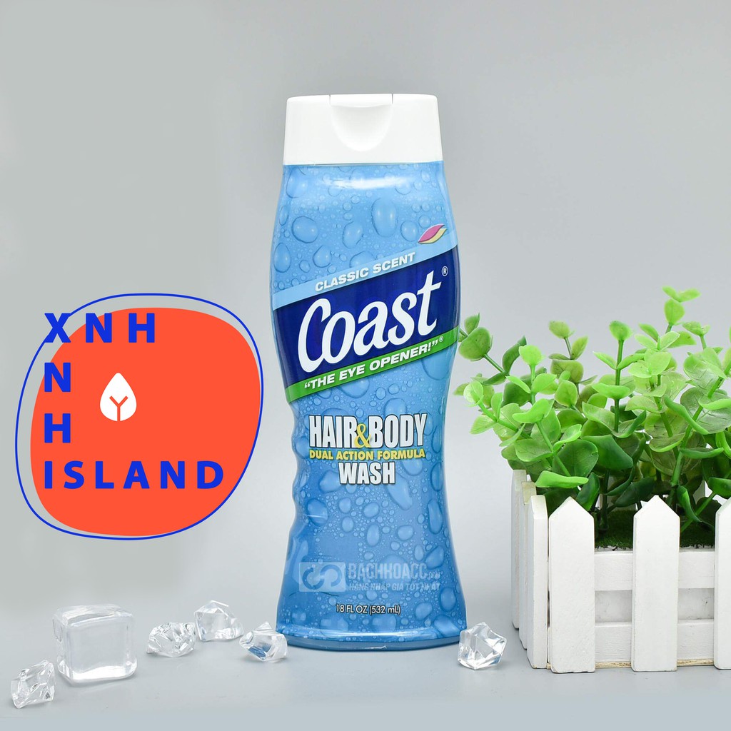 Sữa Tắm Gội Toàn Thân COAST 2in1 Mỹ - 532ml | BigBuy360 - bigbuy360.vn