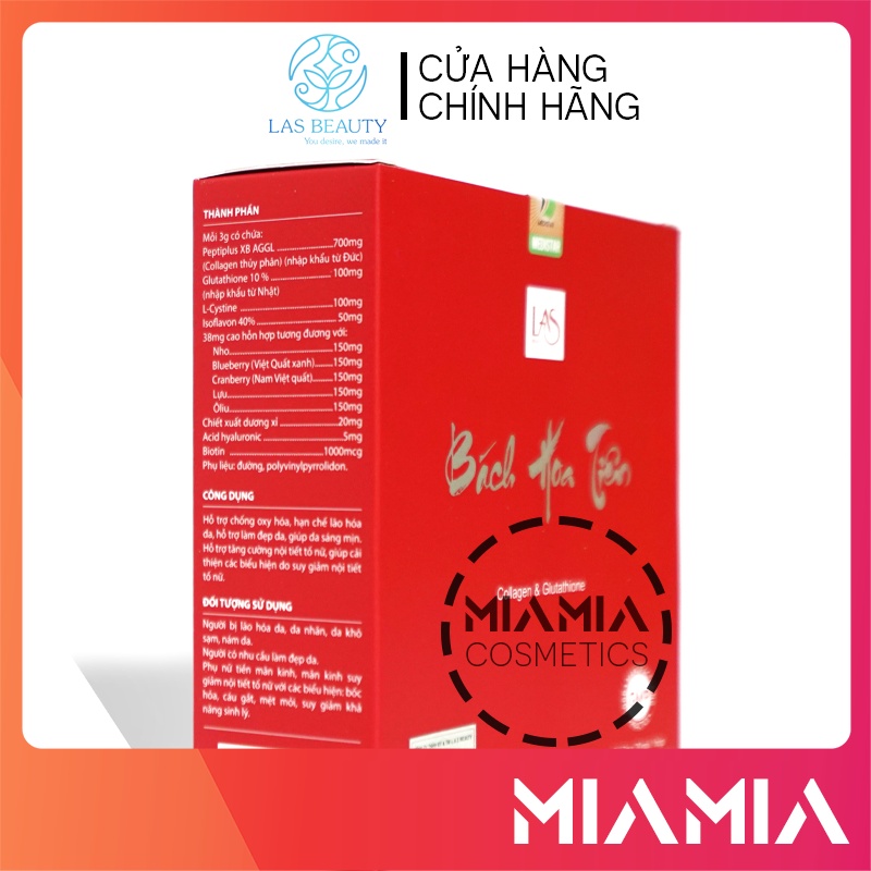 Cốm Bách Hoa Tiên Las Beauty chính hãng - Cốm uống đẹp da, cân bằng nội tiết tố nữ - 8938524466366