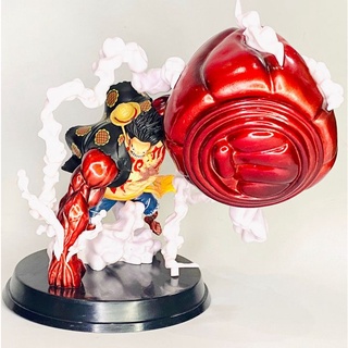 Mô hình nhân vật figure monkey d luffy gear 2, gear 4 fire boxing one piece - mô hình figure luffy mũ rơm vua hải tặc