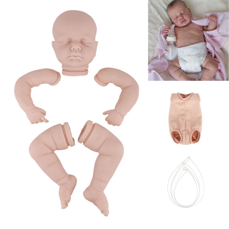 Bộ Khuôn Đồ Chơi Búp Bê Sơ Sinh 20in Mềm Mại Không Sơn