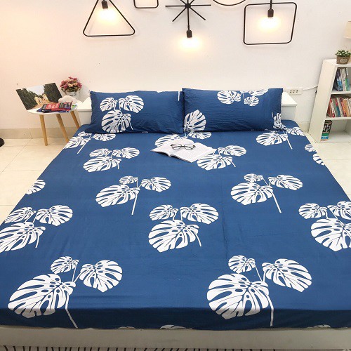 Bộ Ga trải Giường Cotton Đũi mát mùa hè cực thoáng mát, mềm mịn, nhiều màu sắc | BigBuy360 - bigbuy360.vn