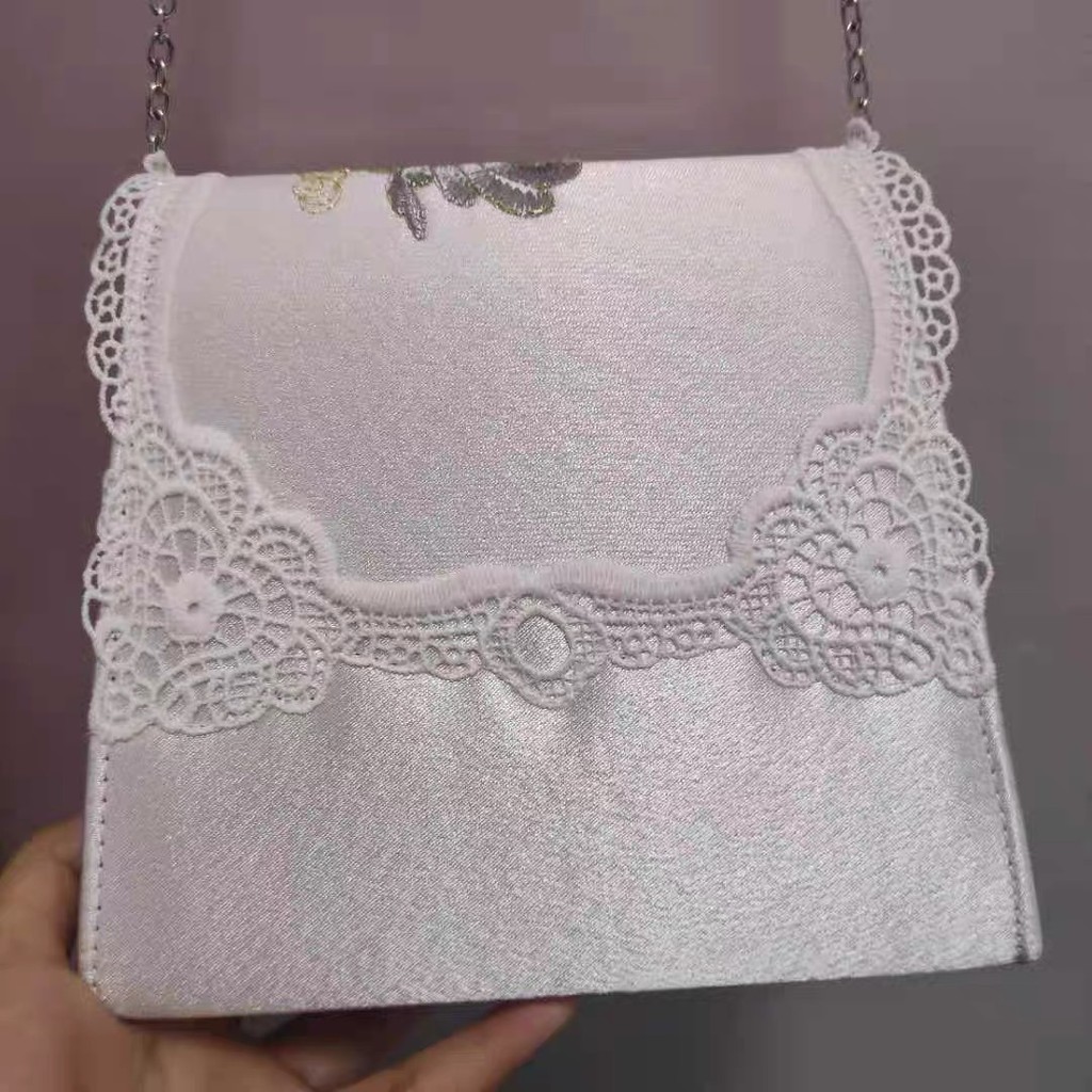 ♥️Túi Xách Ren Tiểu ThưSize 19x17x6cm