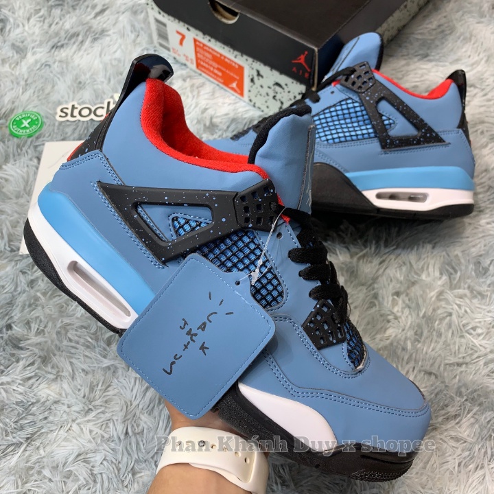 Giày bóng rổ jordan 4 travis scott nam nữ chất lượng tốt