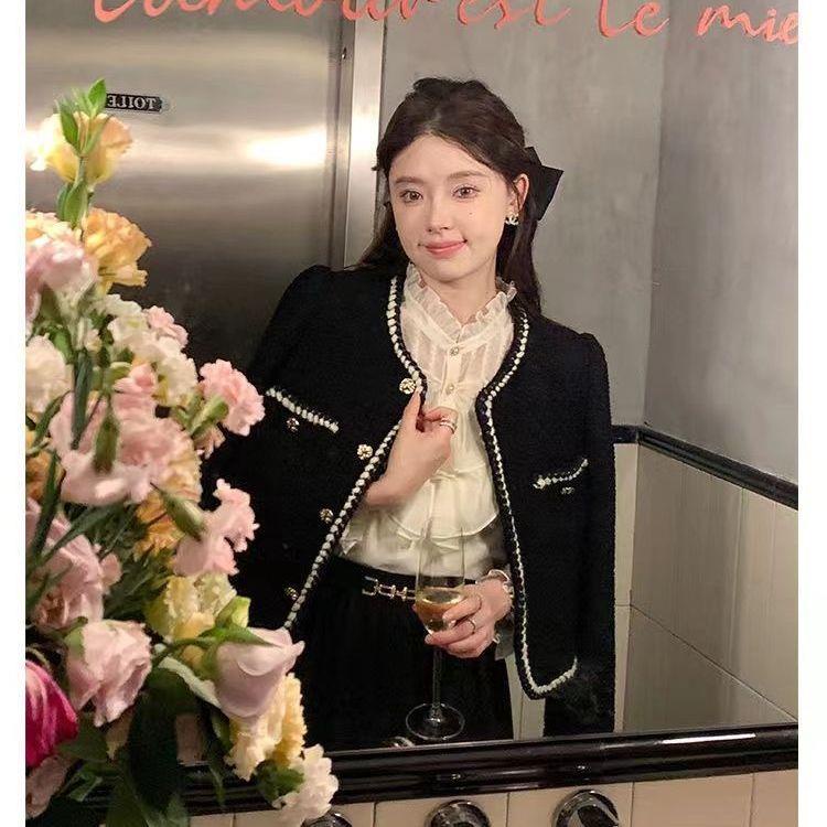 Áo Khoác Ngắn Phong Cách Pháp Cổ Điển Thời Trang Xuân Thu Chất Lượng Cao Cho Nữ Tw