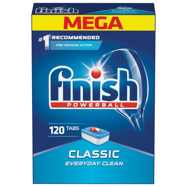 Viên rửa bát chén finish 120 viên dùng cho máy rửa bát - tặng 3 viên finish nhật dùng thử - HANOIMART