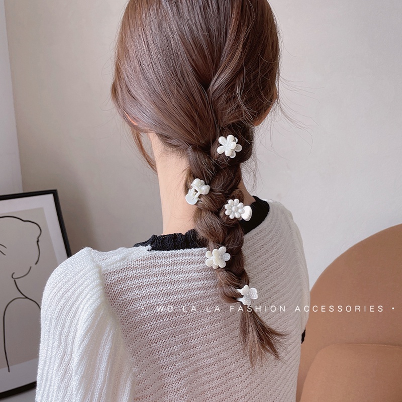 Kẹp Tóc Đính Ngọc Trai Xinh Xắn Phong Cách Retro Pháp