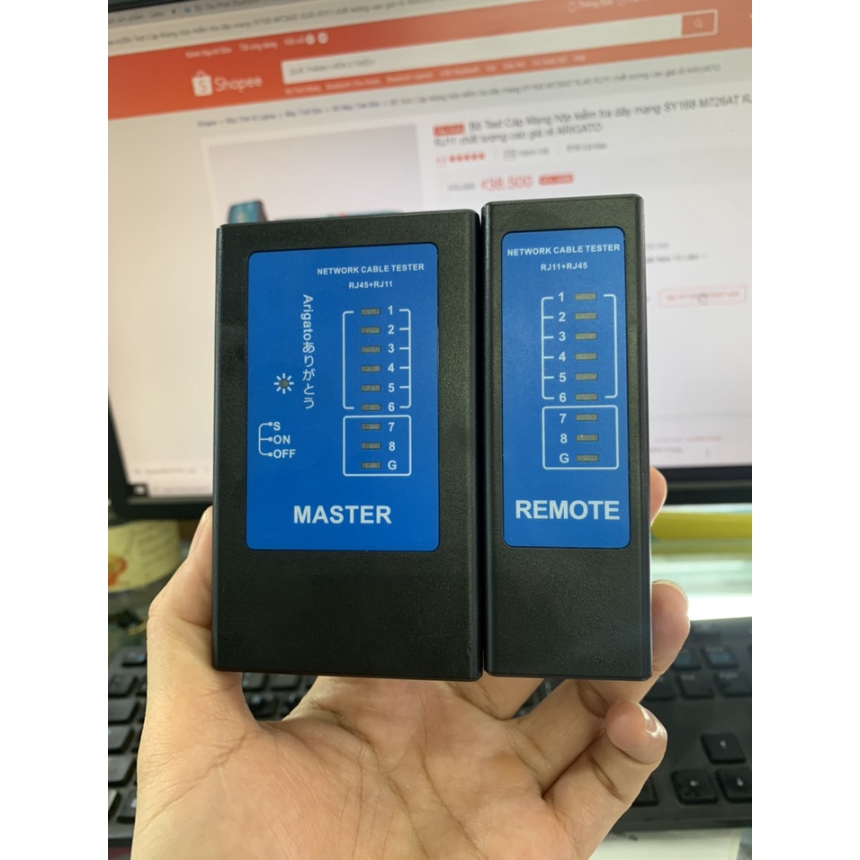 Combo Kìm Bấm Mạng + Bộ Test Mạng + 100 Hạt Mạng RJ45