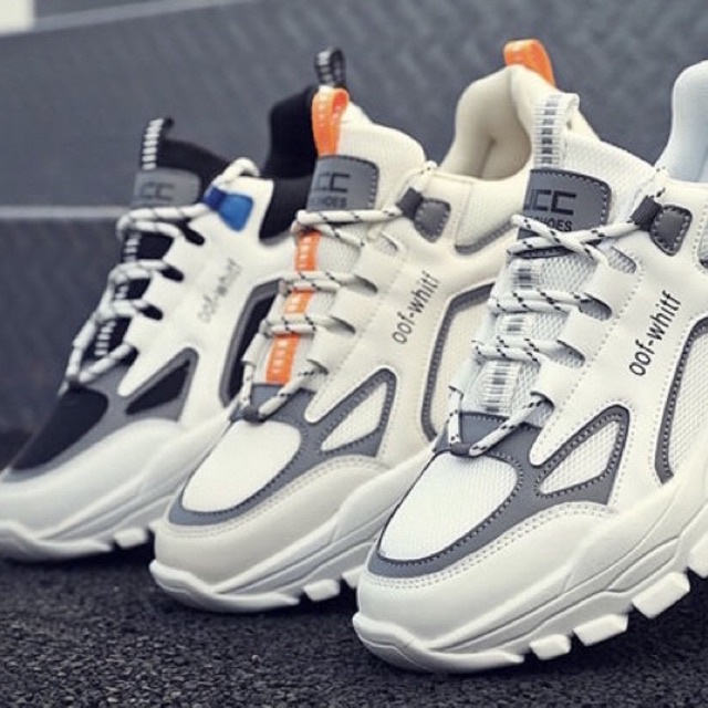 (FREESHIP+HỘP+TẤT] Giày sneaker nam thể thao Phối màu Be cam bản đẹp