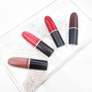 Set 4 son môi full size Mac Snow Ball Lipstick Kit – Warm