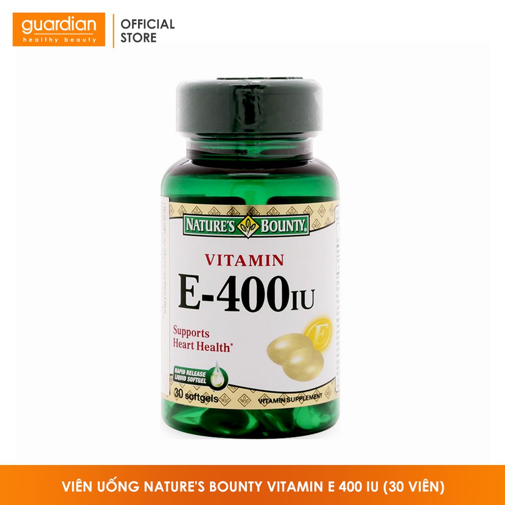 Viên Uống Nature's Bounty Vitamin E 400 IU (30 Viên) | BigBuy360 - bigbuy360.vn