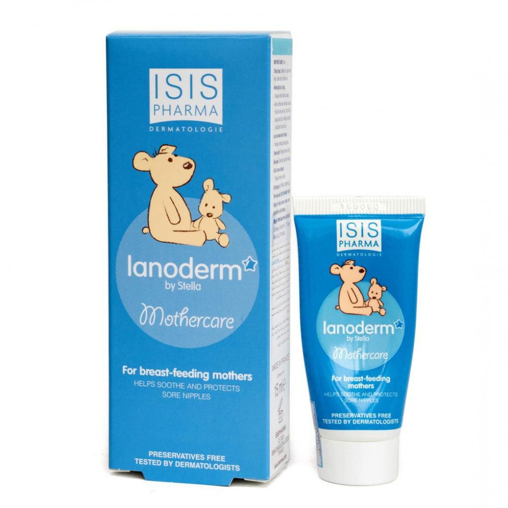 (PHÁP) Lanoderm Mothercare – Hỗ trợ giảm nứt núm vú, dưỡng ẩm cho da, làm mềm môi, bảo vệ da (tuýp 15ml)